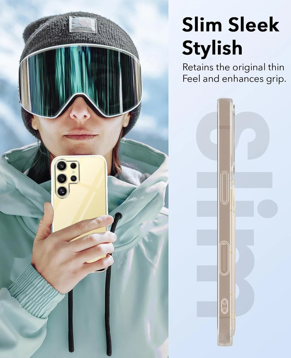 Crystal Clear Anti-Yellow Case for Samsung