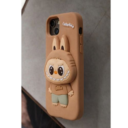 Cute 3D Labubu Smile Case – Premium Soft Silicone Protective Cover