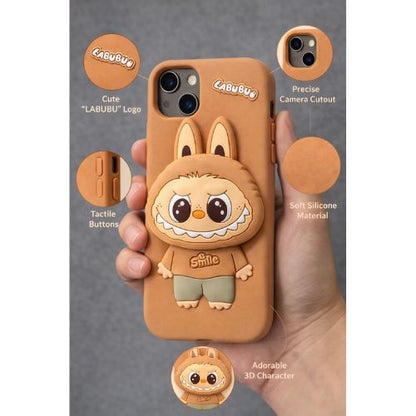 Cute 3D Labubu Smile Case – Premium Soft Silicone Protective Cover