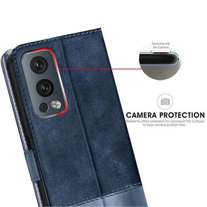Oneplus Flip Case Leather Finish | Complete Protection Flip Cover