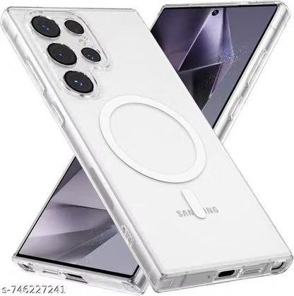 Samsung White MagSafe Magnetic Back Cover for Apple iPhone