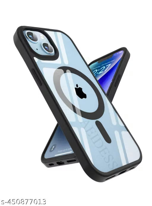 iPhone Black MagSafe Magnetic Back Cover for Apple iPhone