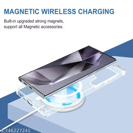Samsung White MagSafe Magnetic Back Cover for Apple iPhone